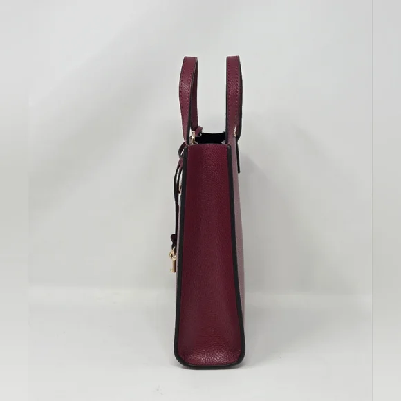 Marc Jacobs Mini Grind Burgundy Tote - Picture 2 of 9